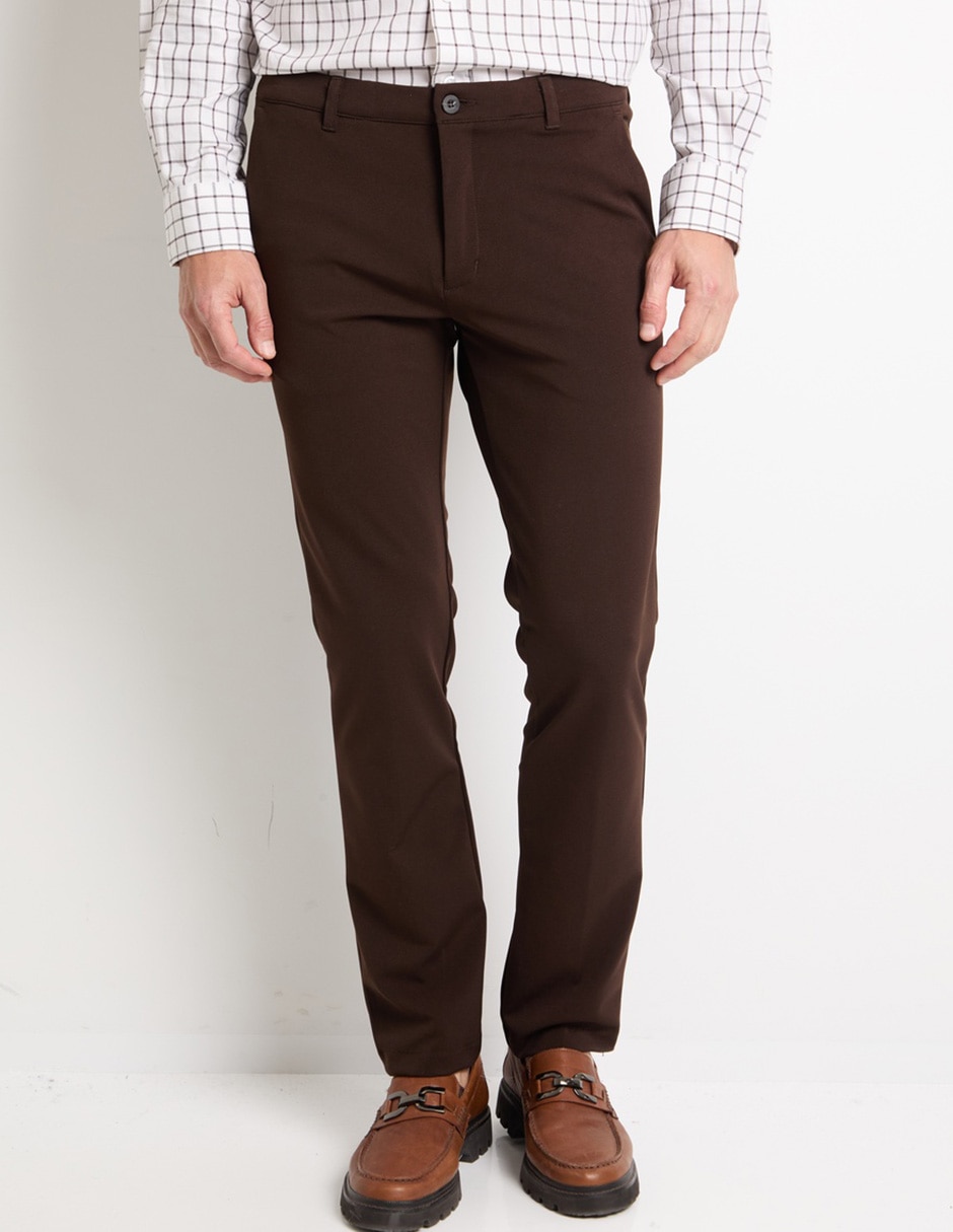 Pantalón de vestir regular para hombre