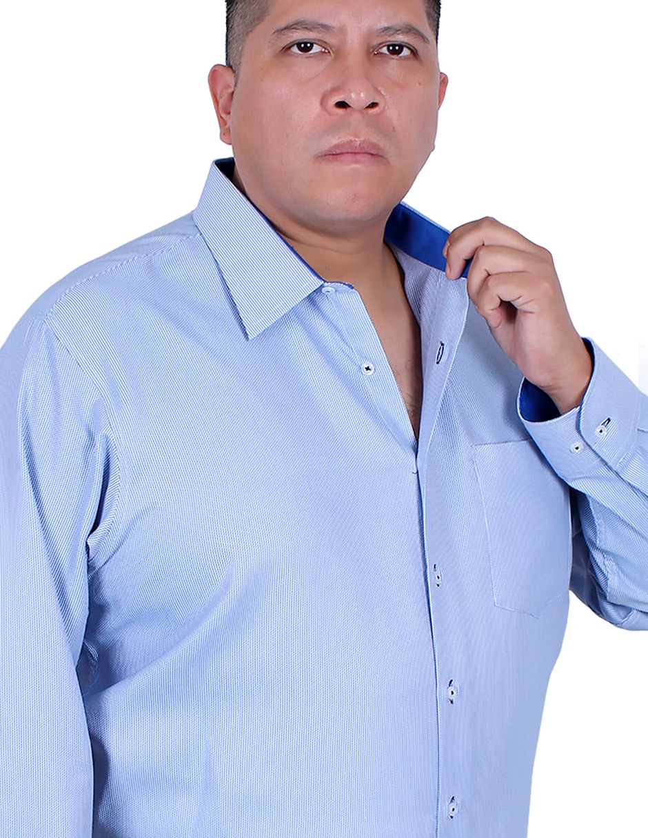 Camisa de vestir manga larga para hombre 4