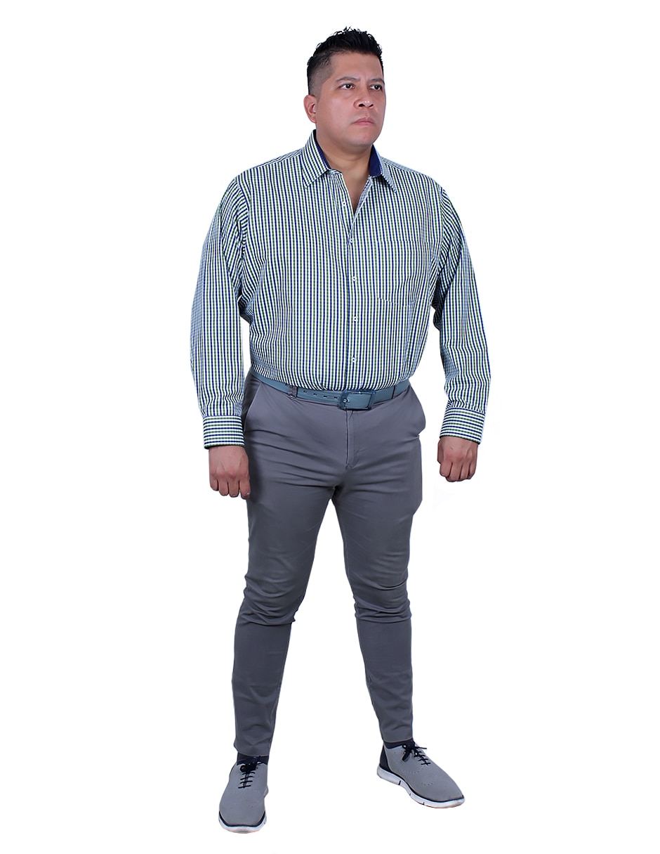 Camisa de vestir manga larga para hombre 2