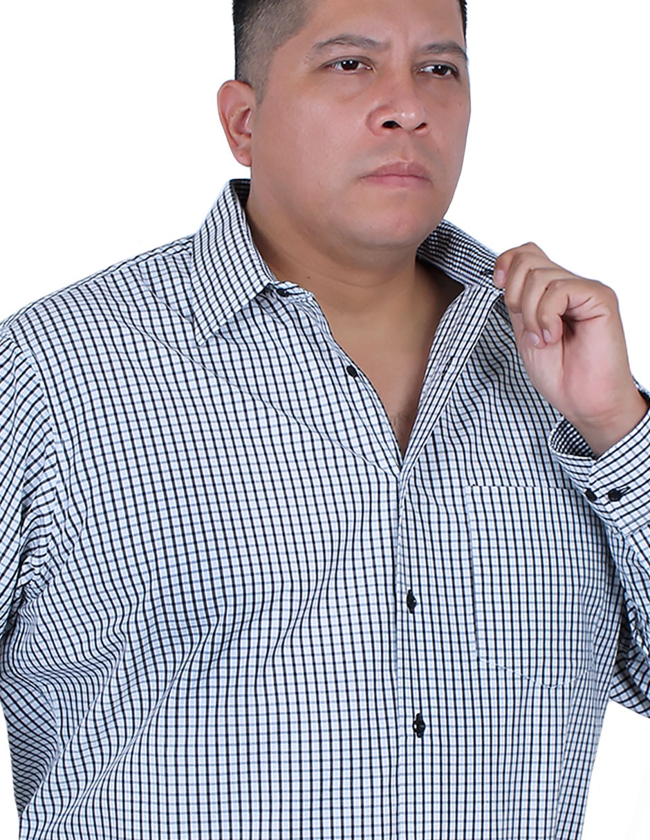 Camisa de vestir manga larga para hombre 4