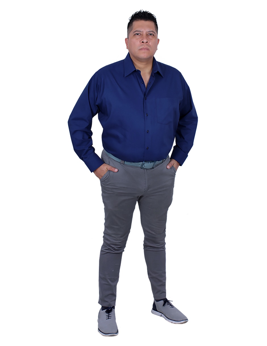 Camisa de vestir manga larga para hombre 2