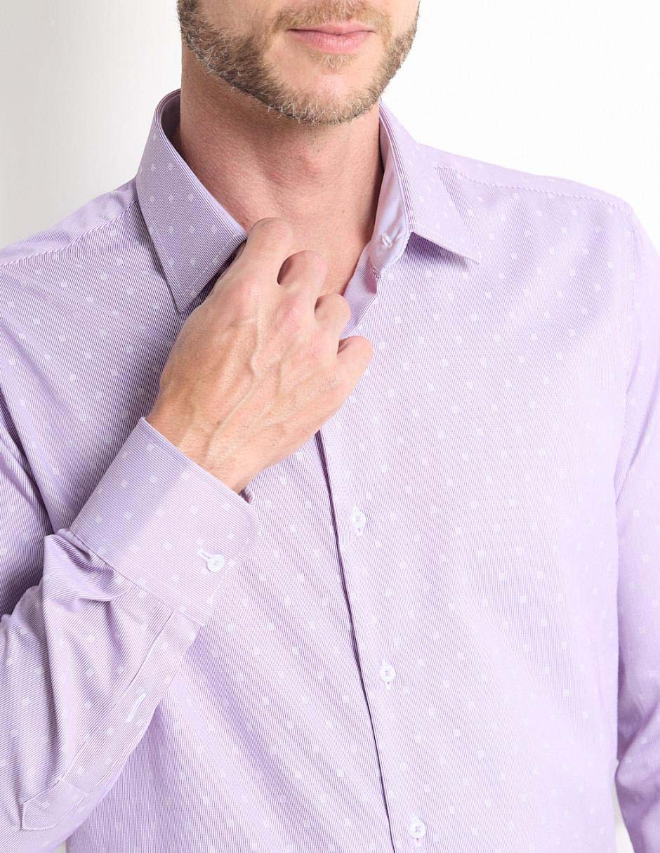 Camisa de vestir manga larga para hombre 4