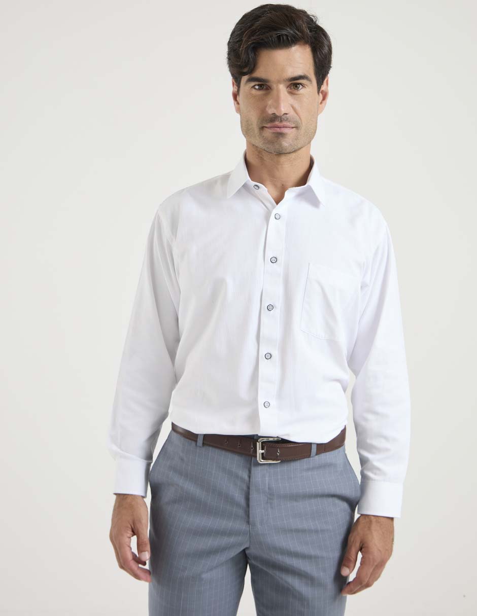 Camisa de vestir Pierre Cardin manga larga para hombre Suburbia