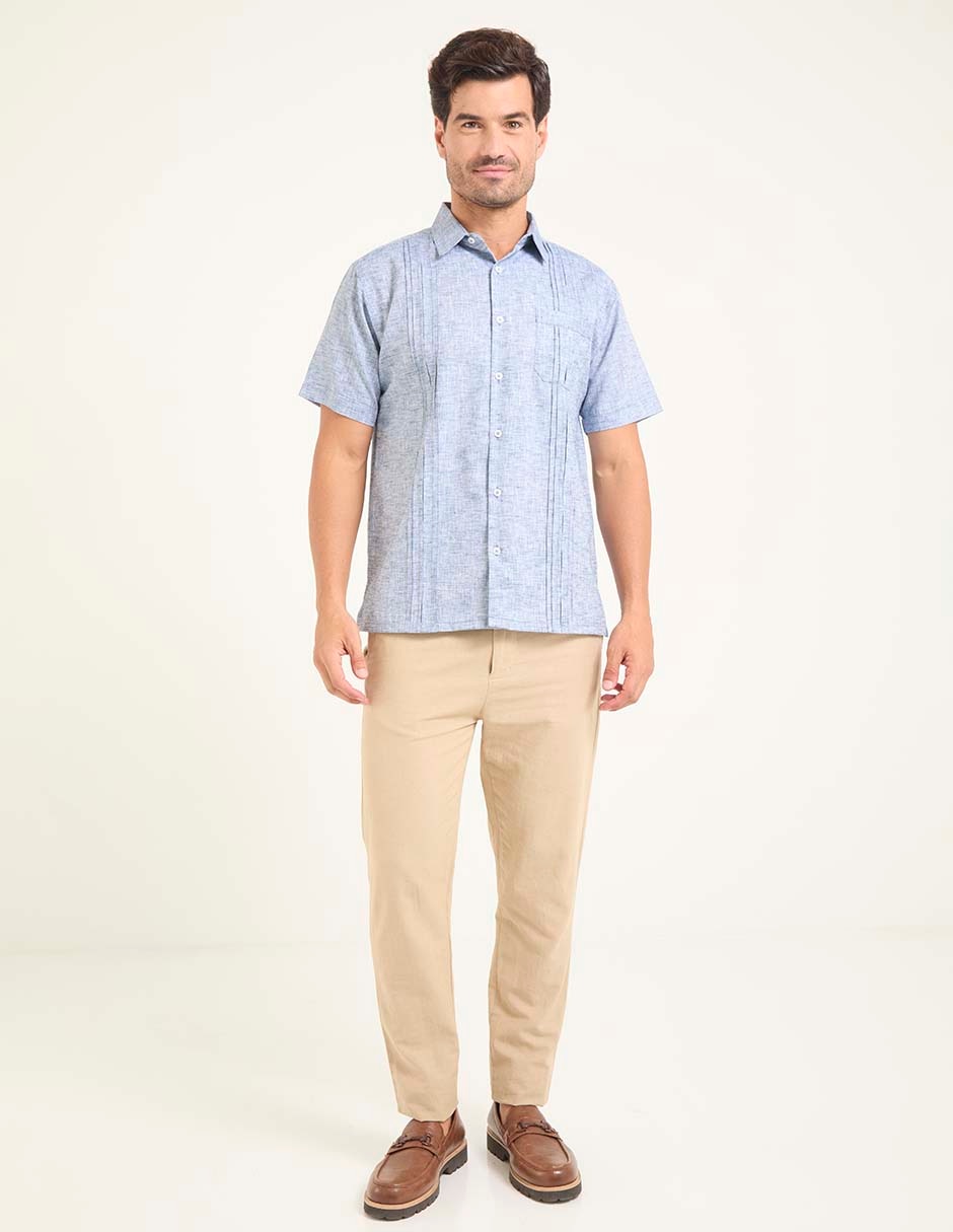 Guayabera manga corta para hombre 3