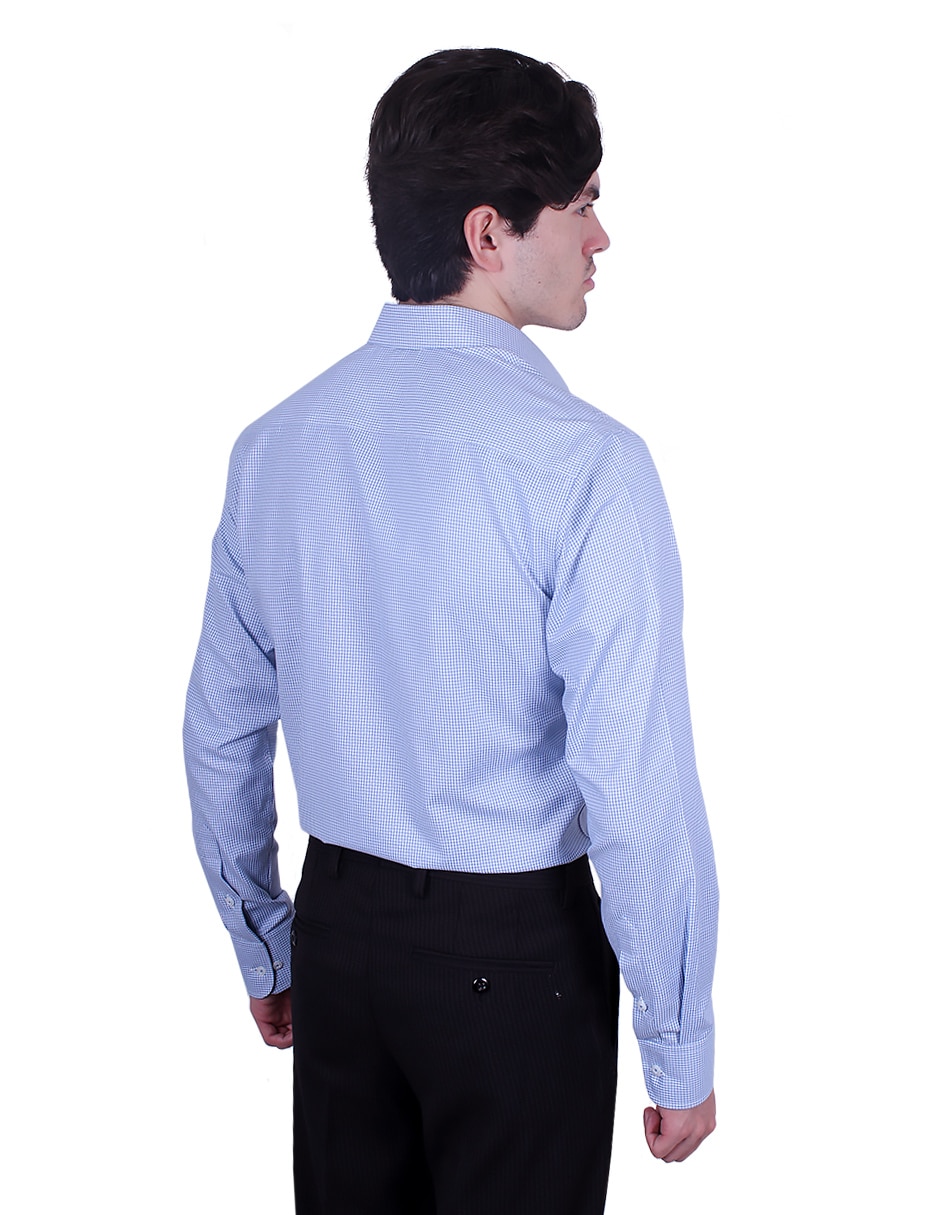 Camisa formal manga larga para hombre 3
