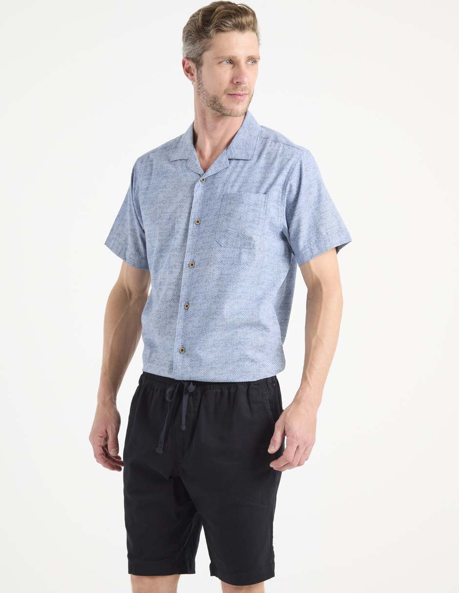 Camisa casual manga corta para hombre Camisa casual manga corta para hombre