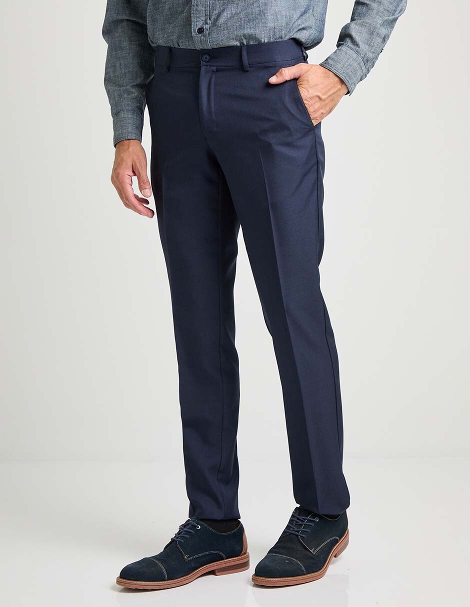 Pantalón business casual de vestir slim de algodón para hombre Pantalón business casual de vestir slim de algodón para hombre