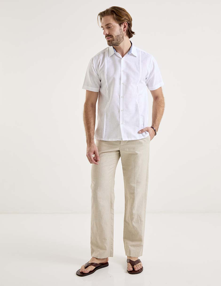 Camisa casual manga corta para hombre 3