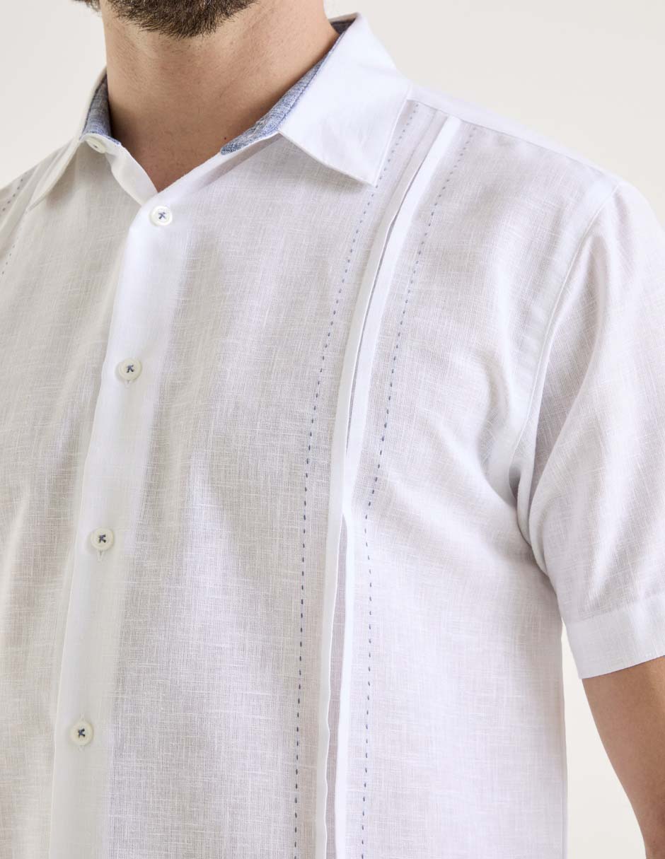 Camisa casual manga corta para hombre 4