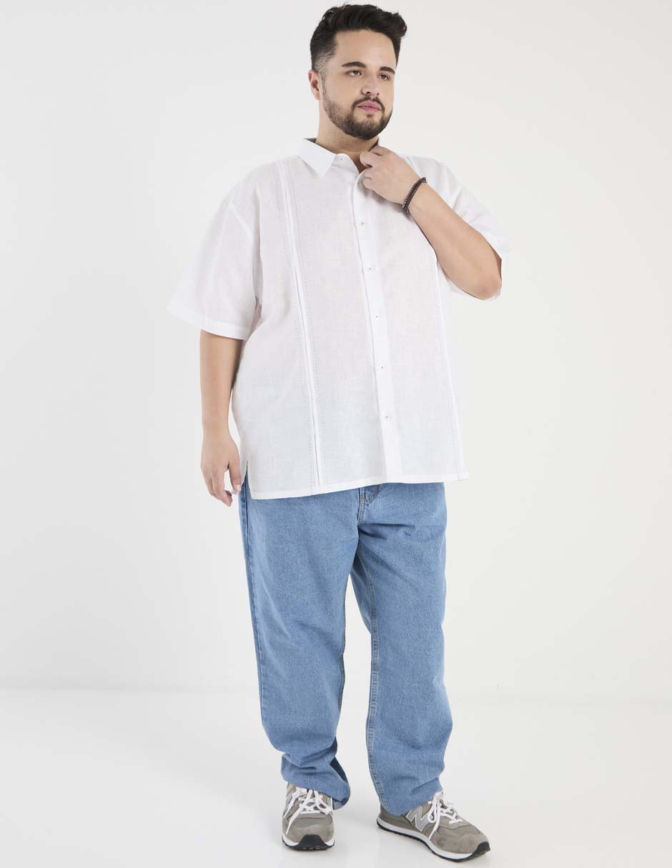 Camisa casual de algodón manga corta para hombre 3