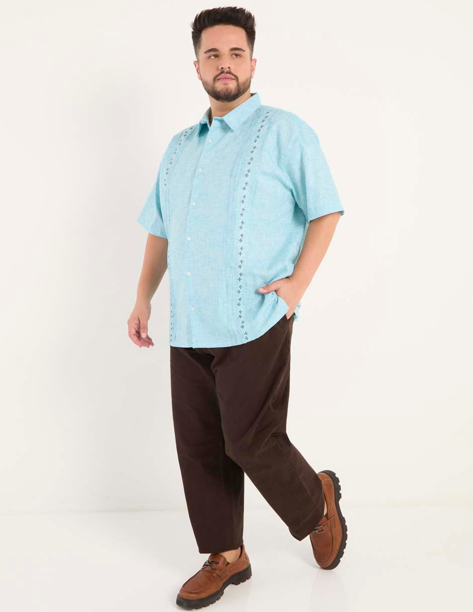 Guayabera manga corta para hombre 3
