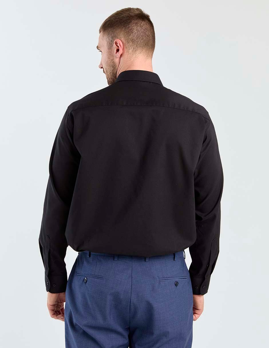 Camisa business casual manga larga para hombre 2