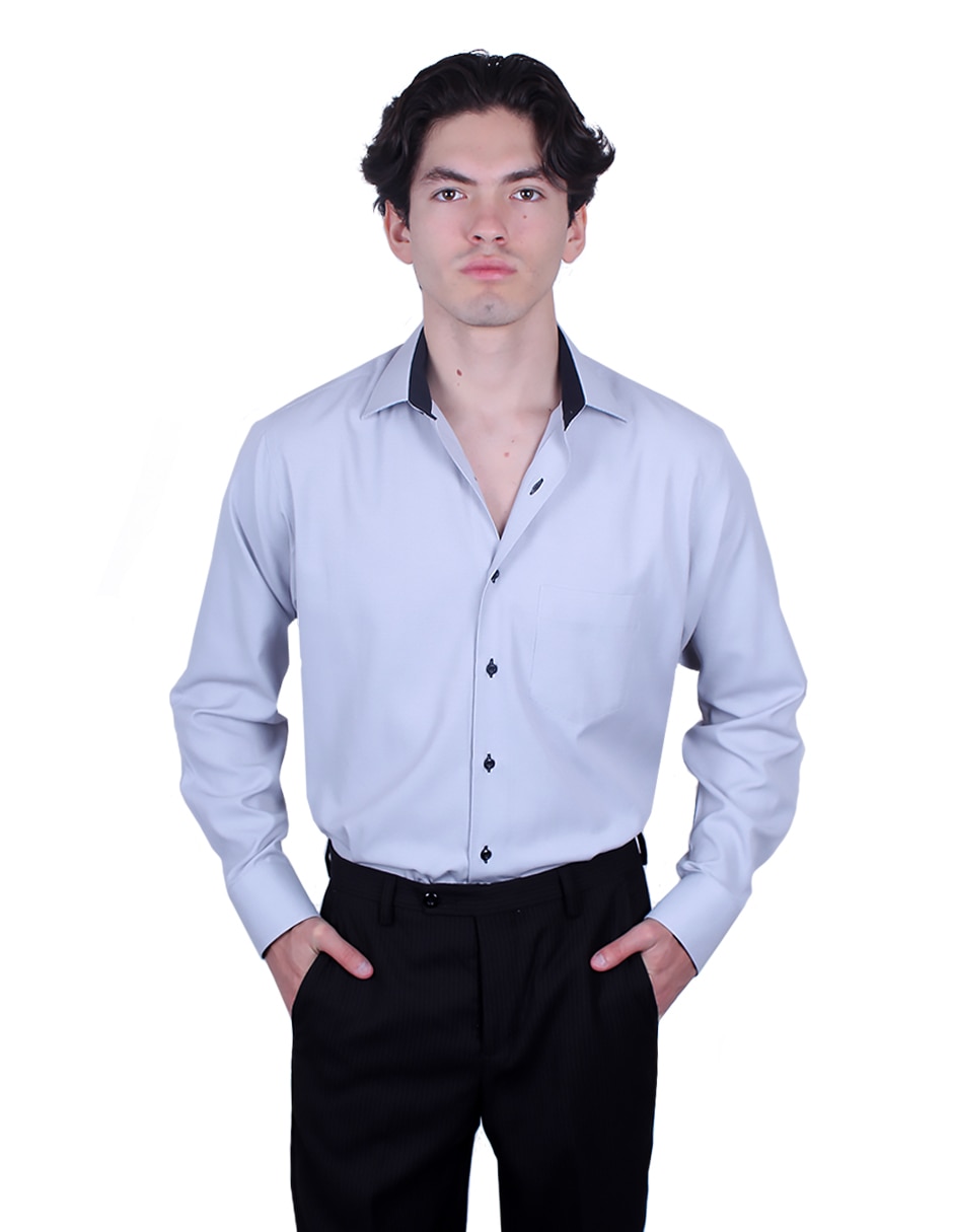 Camisa formal manga larga para hombre Camisa formal manga larga para hombre