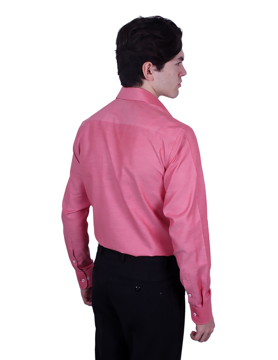 Camisa formal manga larga para hombre 3