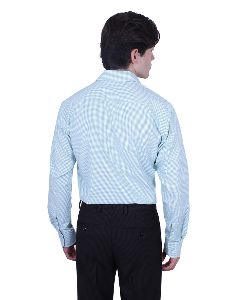 Camisa formal manga larga para hombre 3