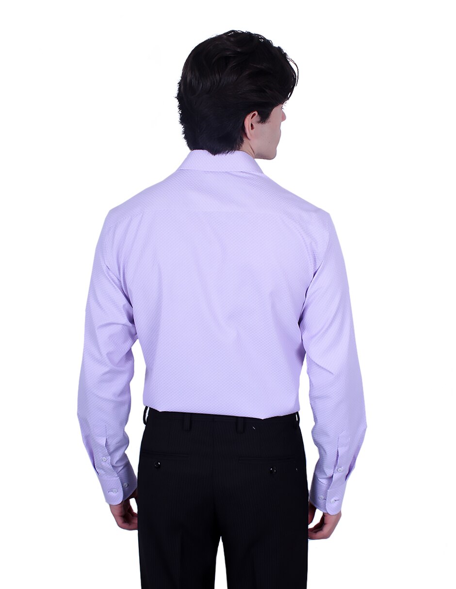 Camisa formal manga larga para hombre 3
