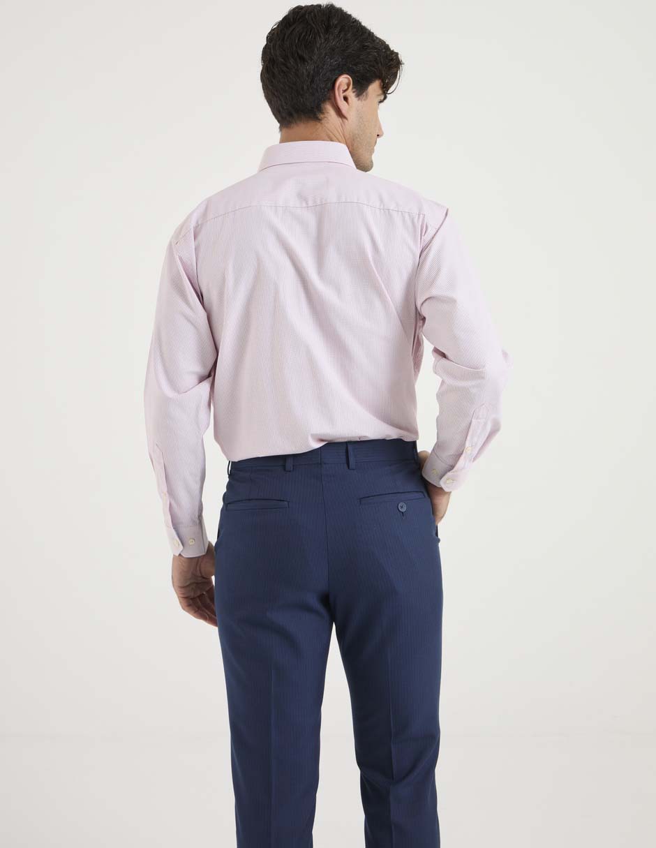 Camisa de vestir de algodón manga larga para hombre 2