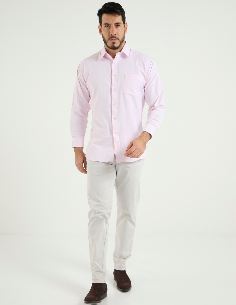 Camisa casual de algodón manga larga para hombre 3