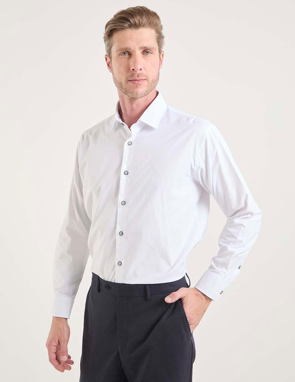 Camisa de vestir manga larga para hombre 1