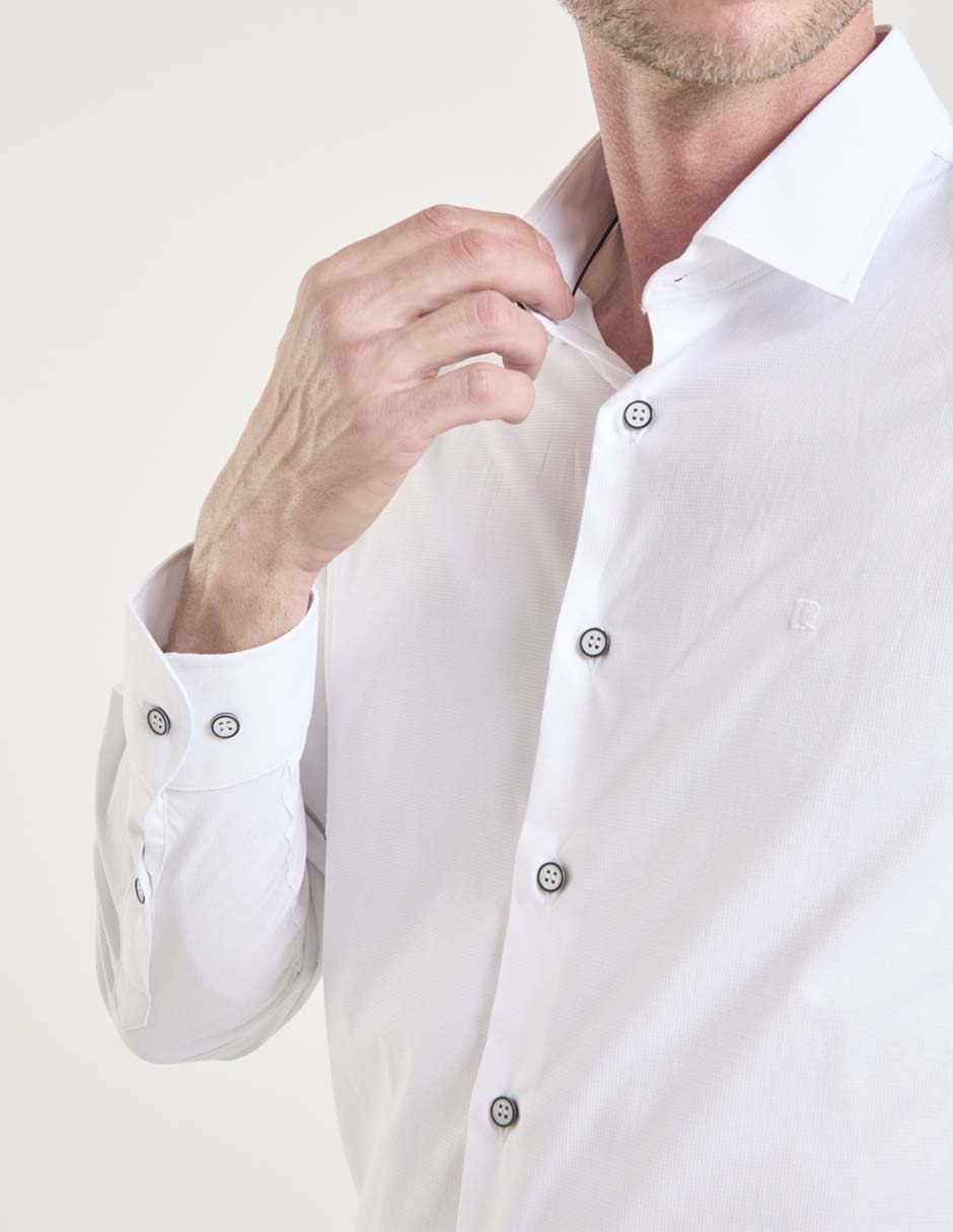 Camisa de vestir manga larga para hombre 4