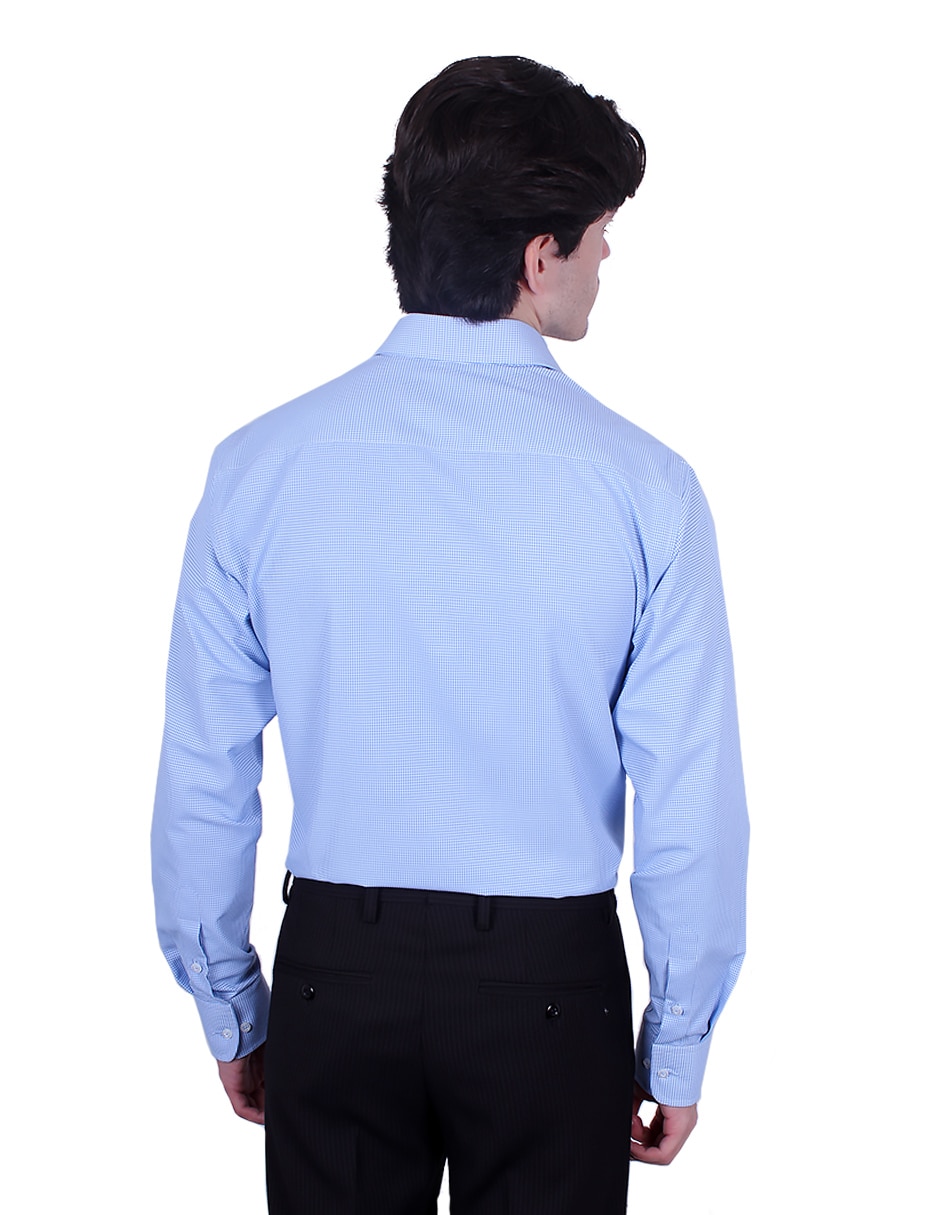 Camisa formal manga larga para hombre 3