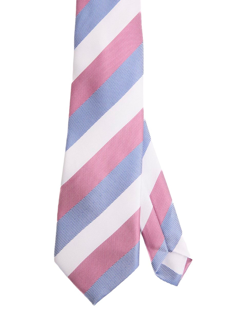 Corbata regular estampado a rayas para hombre