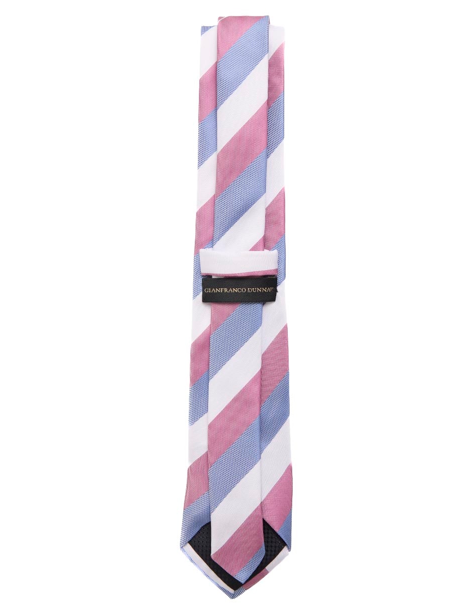 Corbata regular estampado a rayas para hombre 4