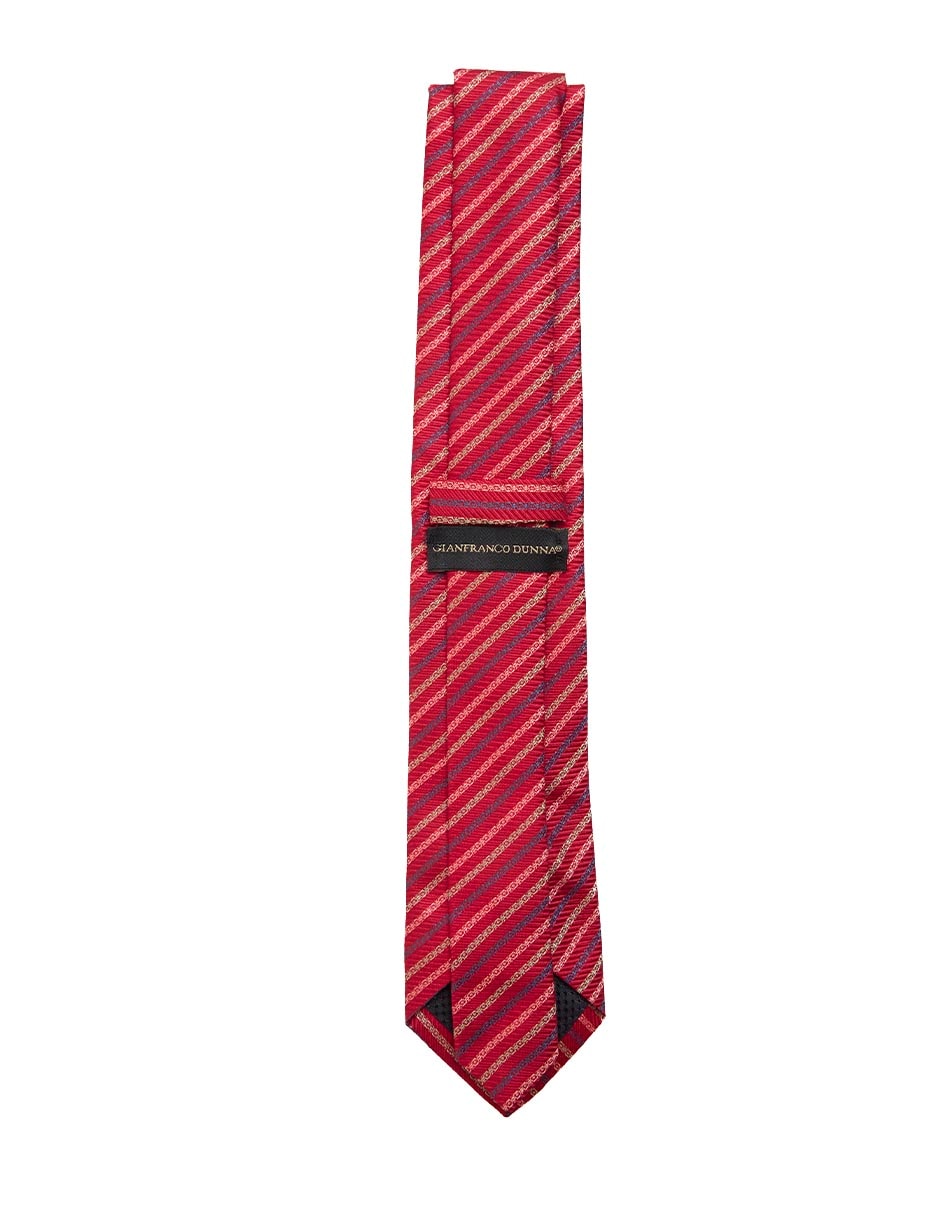 Corbata regular estampado a rayas para hombre 4