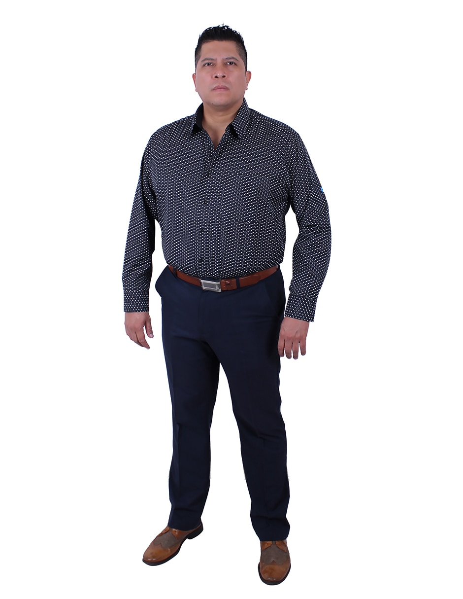 Camisa de vestir manga larga para hombre 2