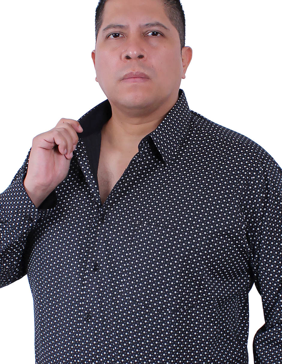 Camisa de vestir manga larga para hombre 4