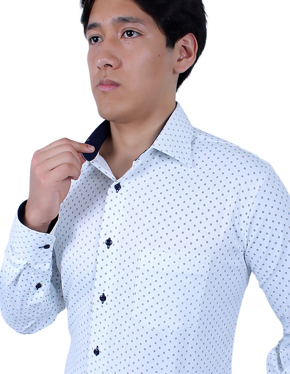 Camisa de vestir manga larga para hombre 4