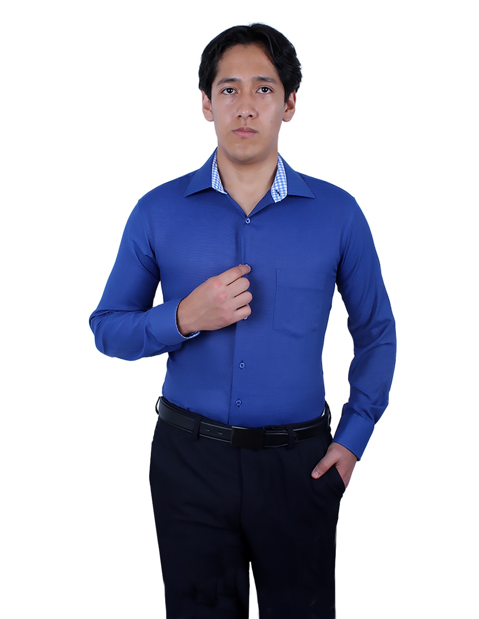 Camisa de vestir manga larga para hombre Camisa de vestir manga larga para hombre