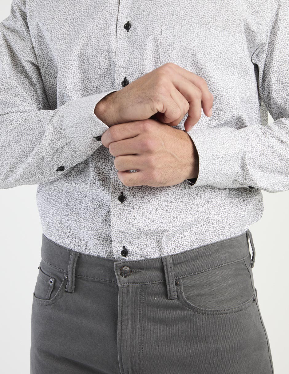 Camisa de vestir manga larga para hombre 5