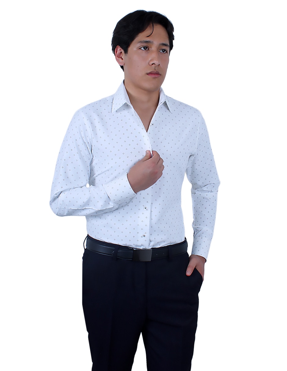 Camisa de vestir manga larga para hombre Camisa de vestir manga larga para hombre