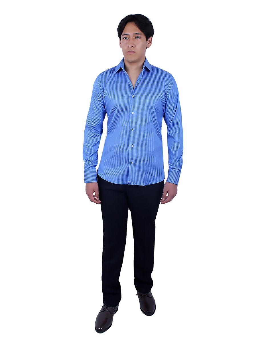 Camisa de vestir manga larga para hombre 3