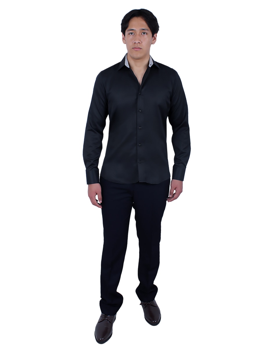 Camisa de vestir manga larga para hombre 2