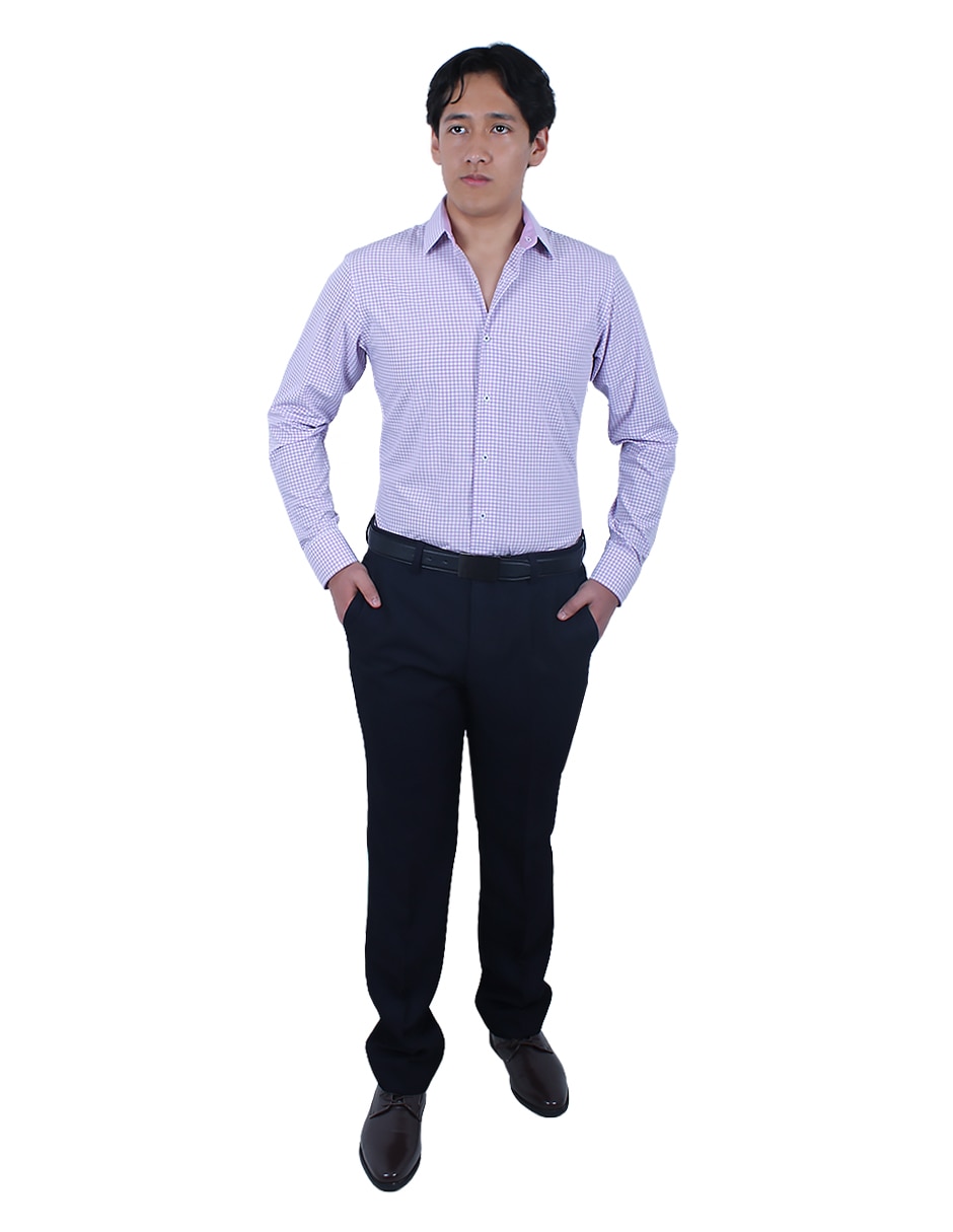 Camisa de vestir manga larga para hombre 2