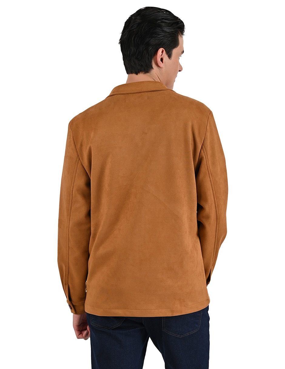 Sobrecamisa casual manga larga para hombre 2