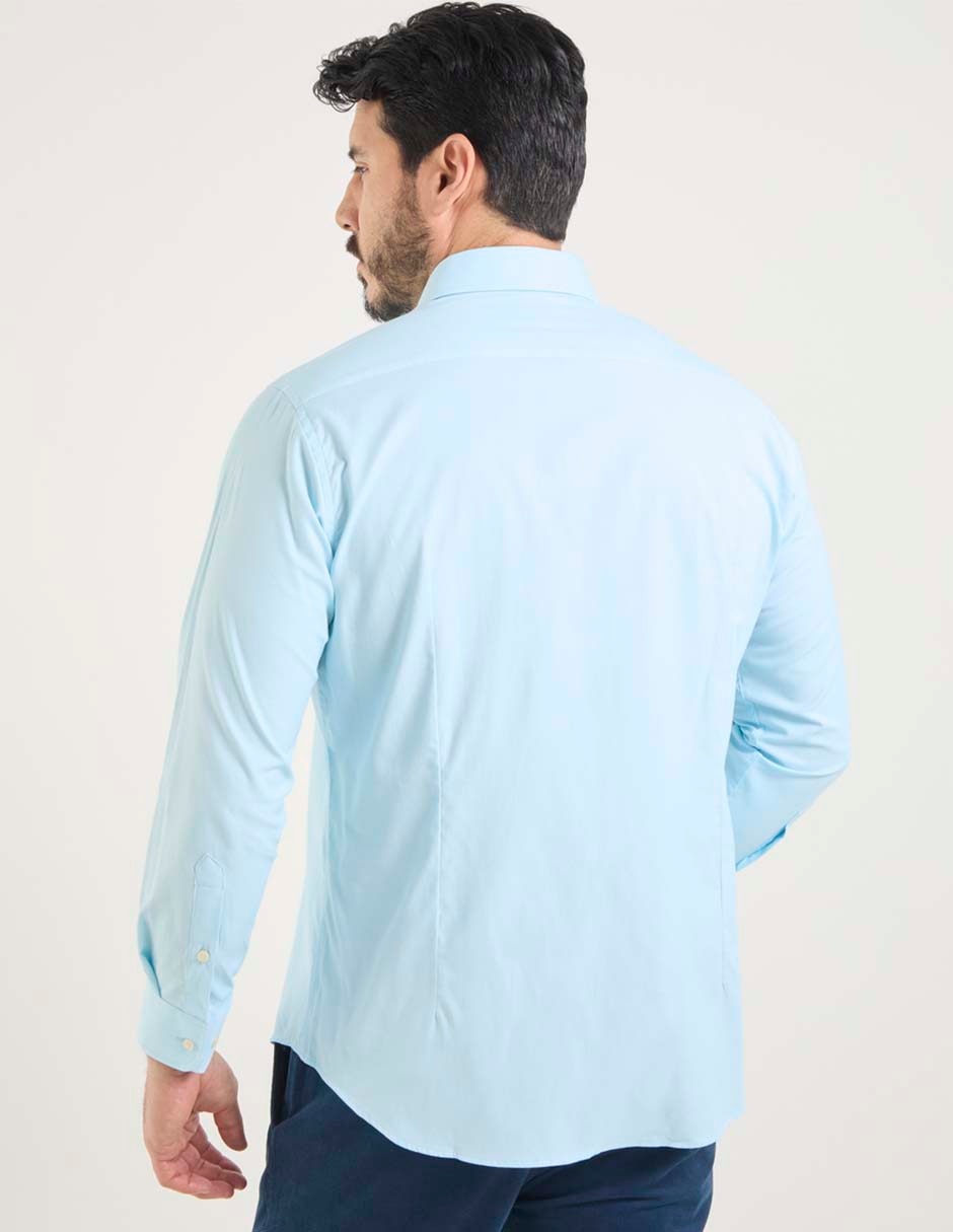 Camisa casual manga larga para hombre 2