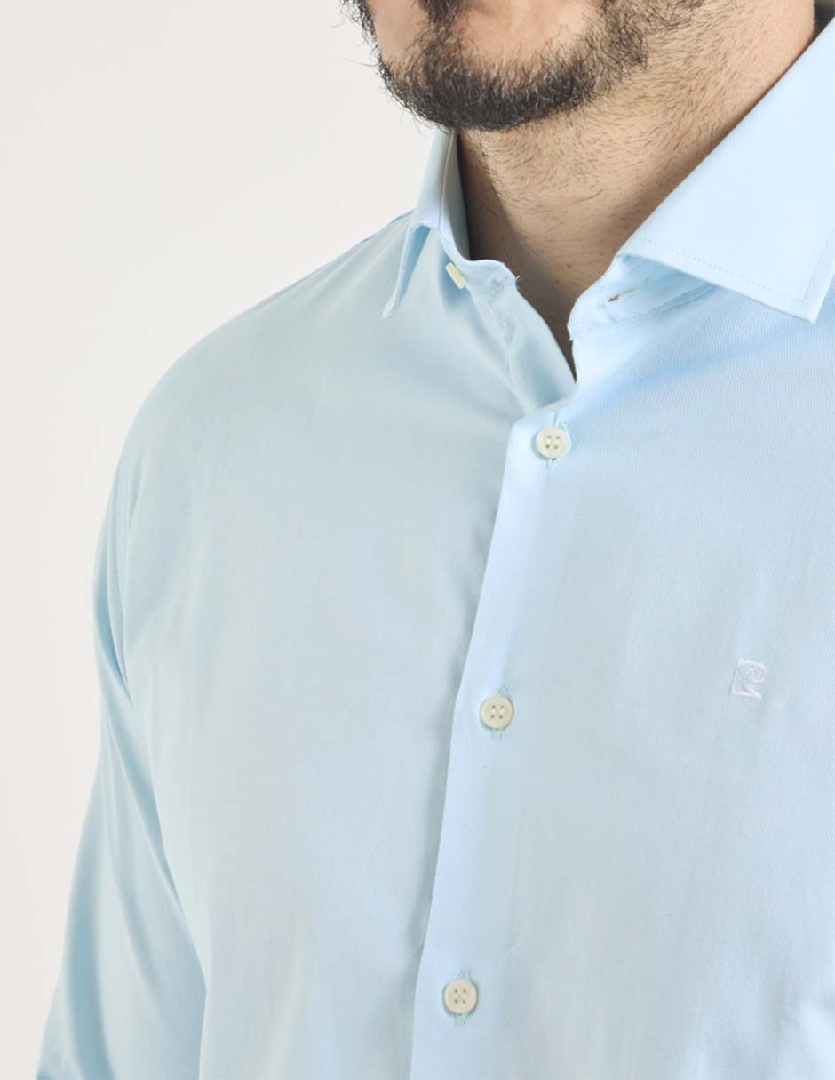 Camisa casual manga larga para hombre 4
