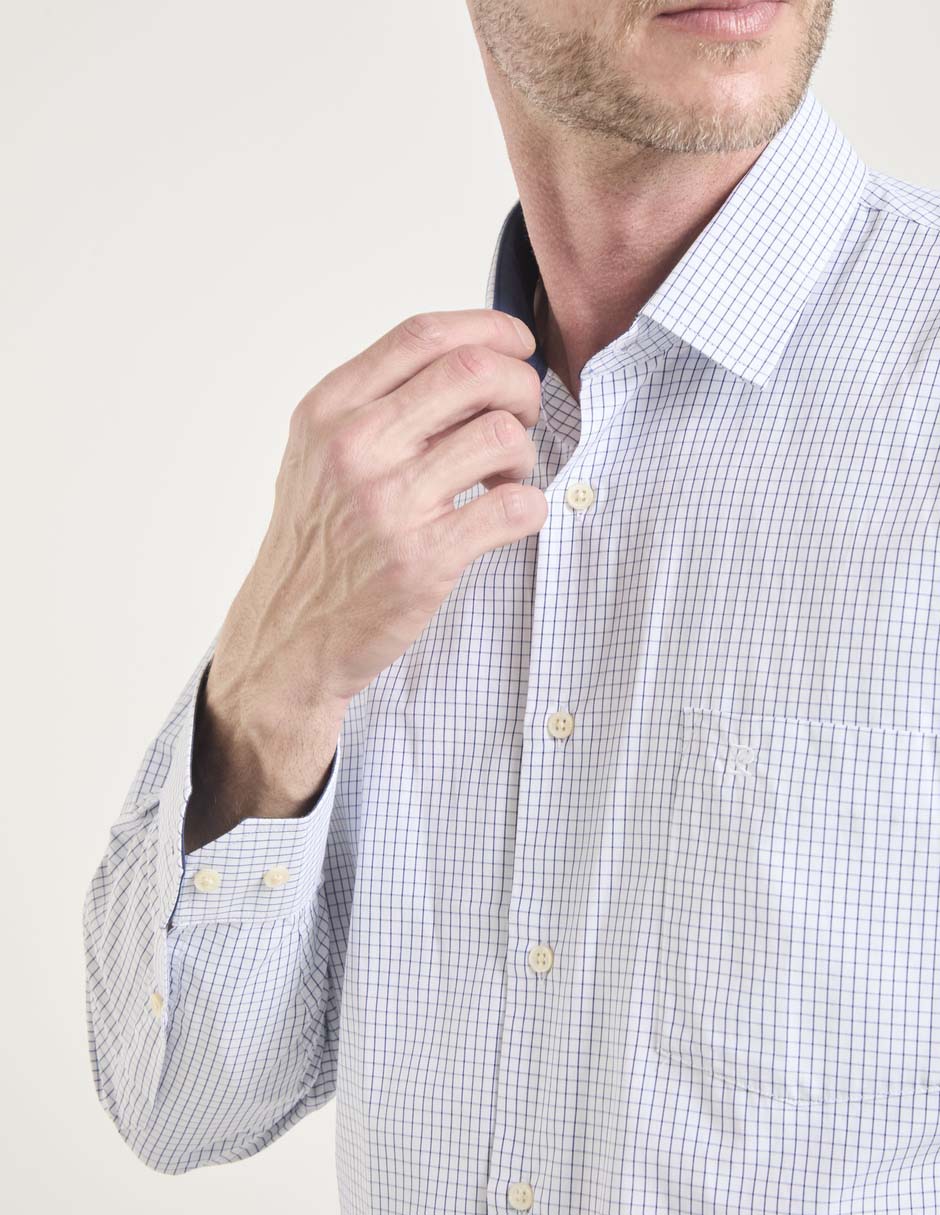 Camisa de vestir manga larga para hombre 4