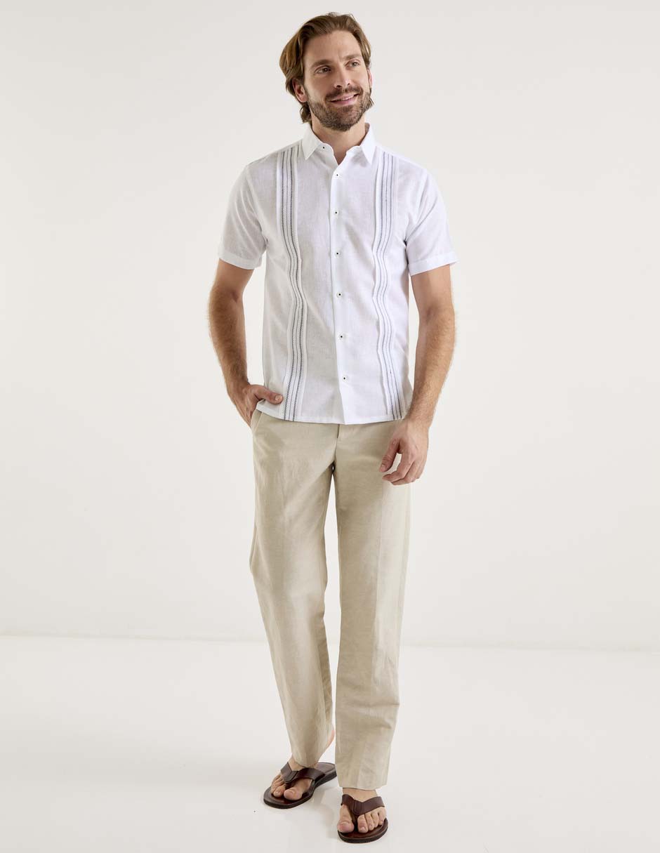Camisa casual manga corta para hombre 3