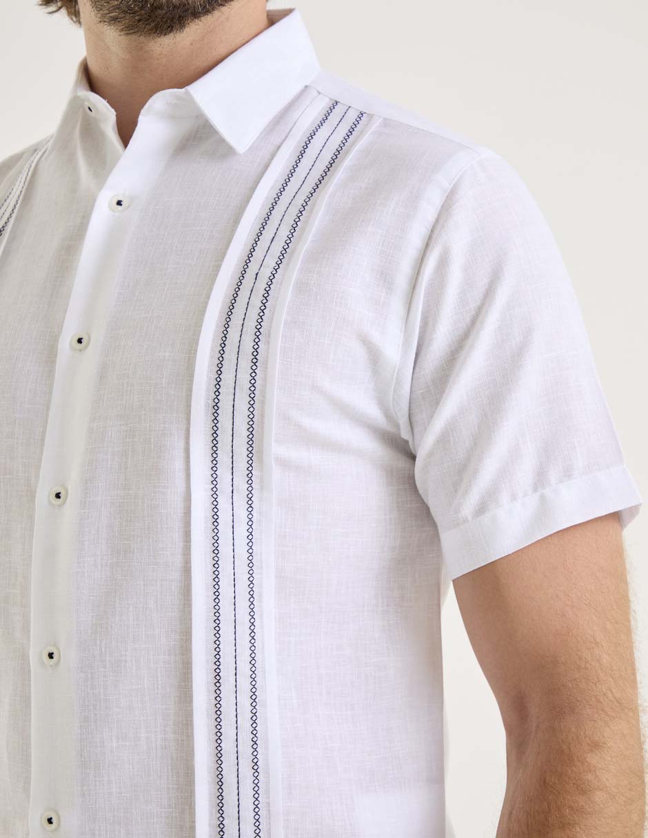 Camisa casual manga corta para hombre 4
