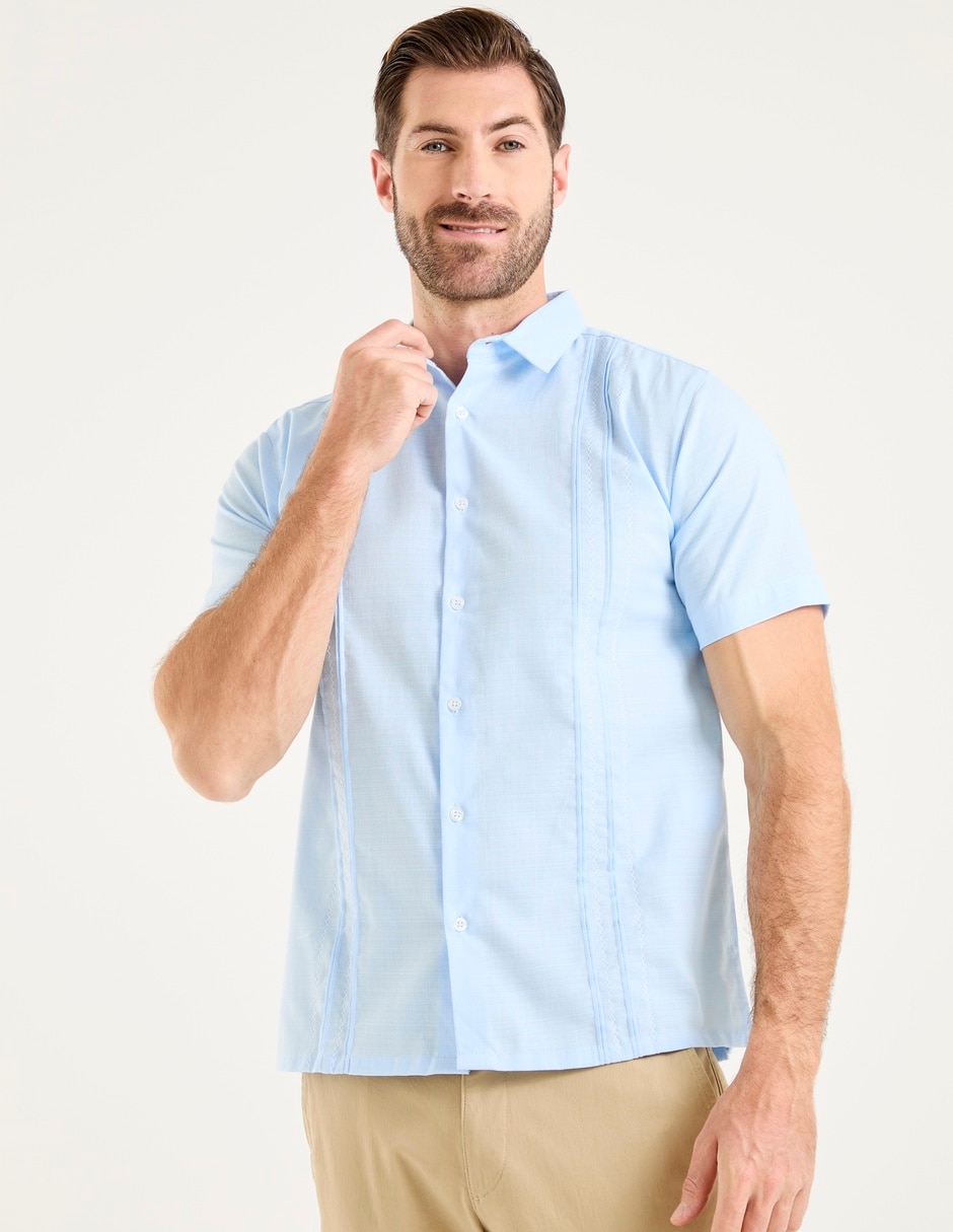 Camisa casual de algodón manga corta para hombre Camisa casual de algodón manga corta para hombre