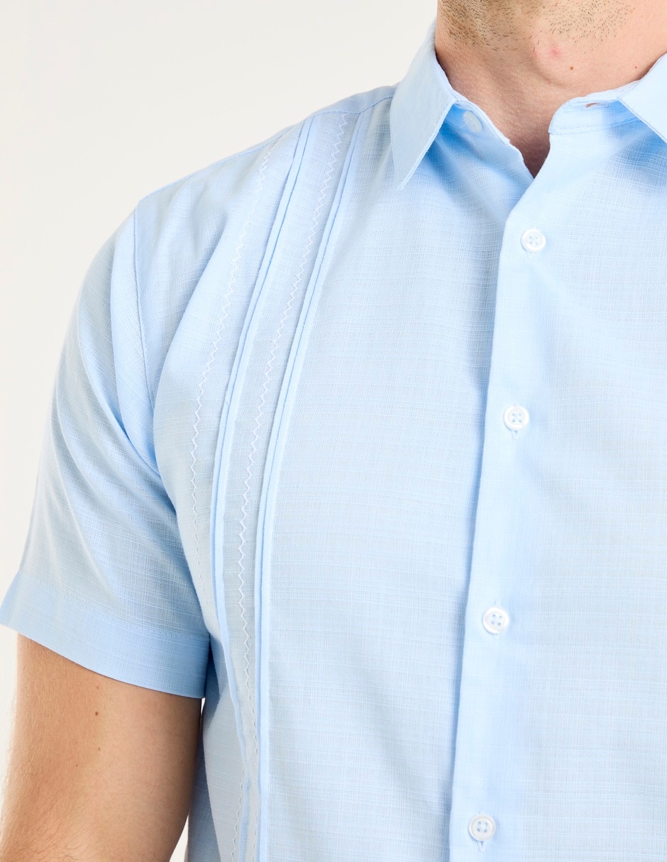 Camisa casual de algodón manga corta para hombre 4