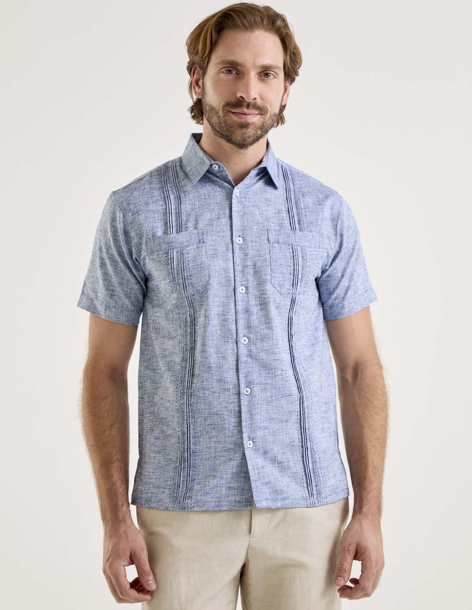 Camisa casual de algodón manga corta para hombre Camisa casual de algodón manga corta para hombre