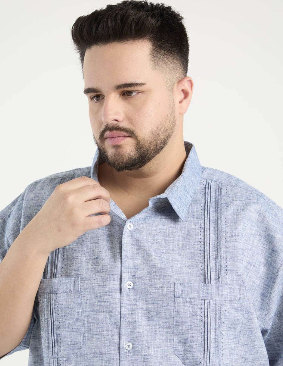 Camisa casual manga corta para hombre 4