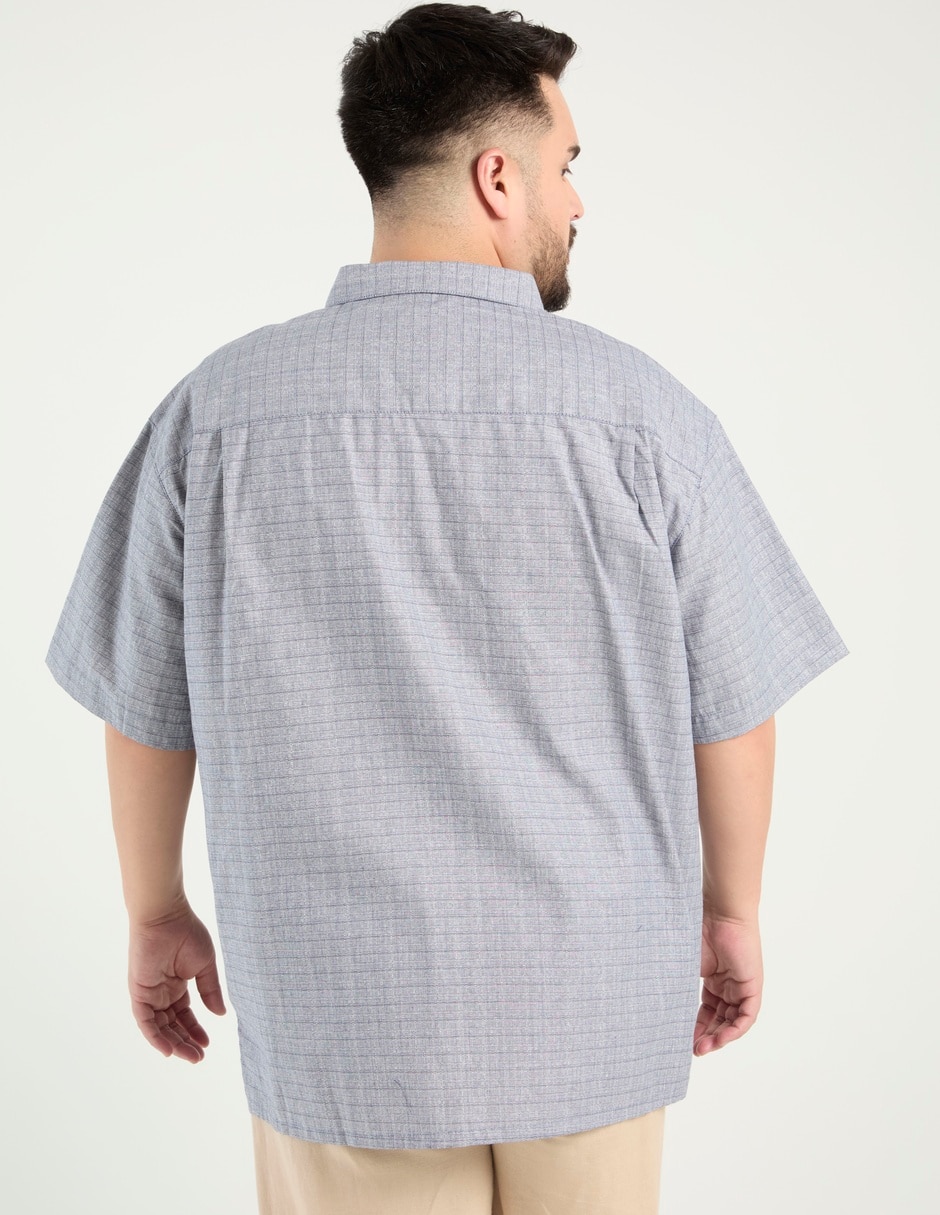 Camisa casual manga al codo para hombre 2