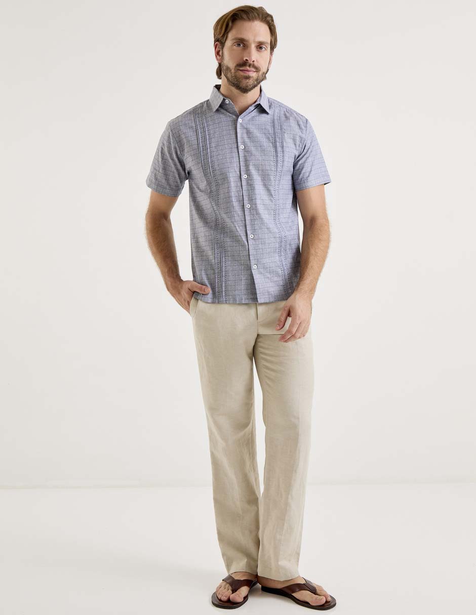 Camisa casual manga corta para hombre 3