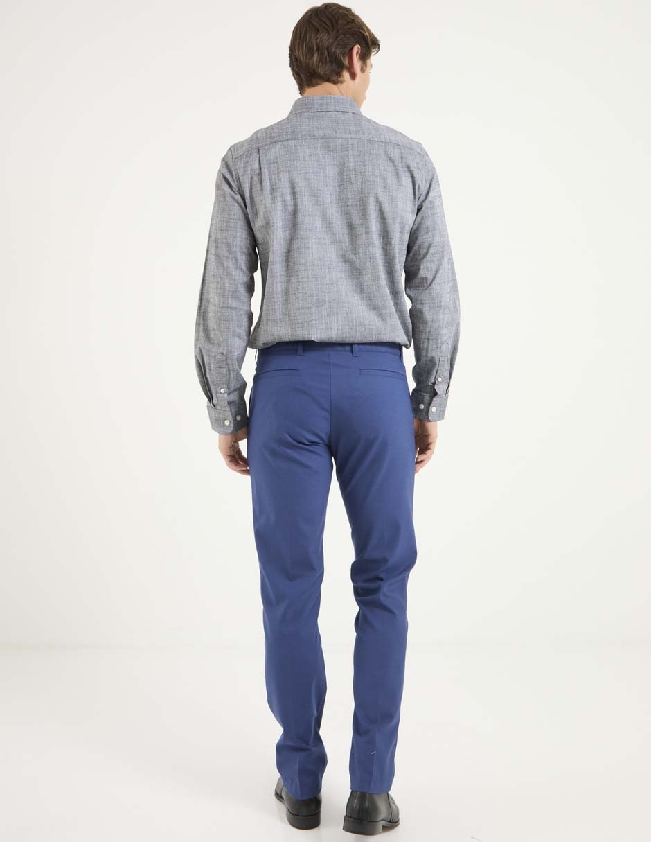 Pantalón de vestir regular para hombre 2